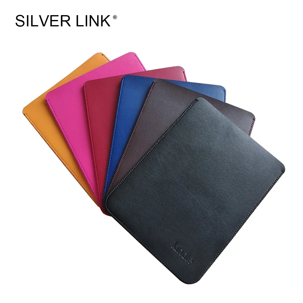 

SILVER LINK PU Leather Sleeve Cover For Amazon Kindle 7/8 Paperwhite 1/2/3 Pouch Muilticolor Bag E-Reader Case Tablets Skin