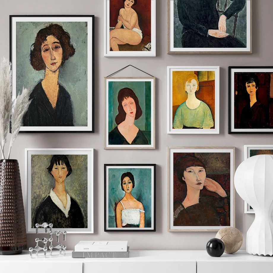 

Vintage Sexy Girl Oil Painting Portrait Wall Art Canvas Painting Nordic Posters And Prints Wall Pictures For Living Room Decor