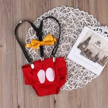 Emmaaby/Одежда для новорожденных мальчиков и девочек; комбинезоны с бантом без рукавов; короткая одежда