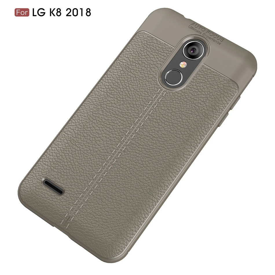 REAOOM Litchi pattern Case for LG K8 2018 Cover Full Protected Coque for LG G7 G6 Soft TPU Fitted Case for Q7 Q6 Business Cover (14)