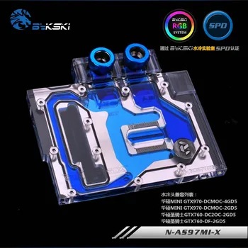 

Bykski N-AS97MI-X GPU Water Block for ASUS MINI GTX 970-DCMOC/GTX760 Full Cover Graphics Card water cooler