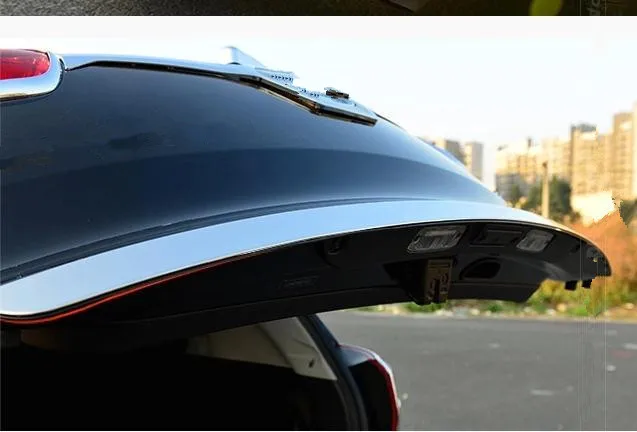 Накладка на заднюю крышку багажника из нержавеющей стали для KIA SportageR 2010 2011 2012 2013