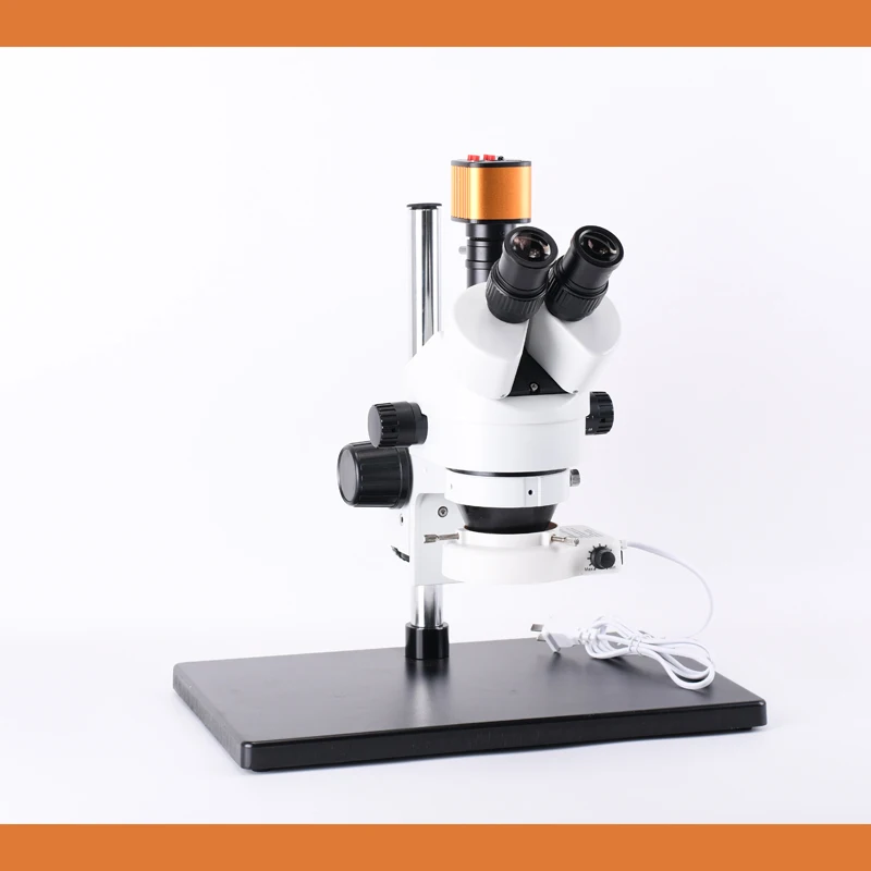 

16MP HDMI USB 1/2 C-Mount Video Camera 3.5X-90X simul-focal Trinocular Stereo Microscope Phone Soldering PCB Repair Tools
