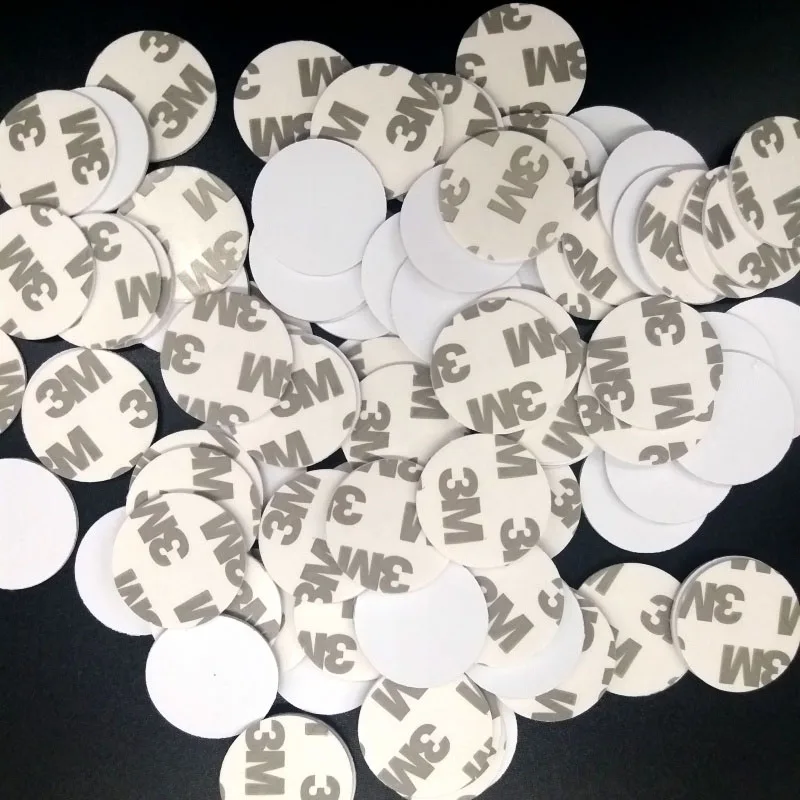 

IC NFC 13.56mhz Access Tags Writable Stickers UID Changeable Proximity Coin Cards Rewritable 3M glue Adhesive Label RFID Copier