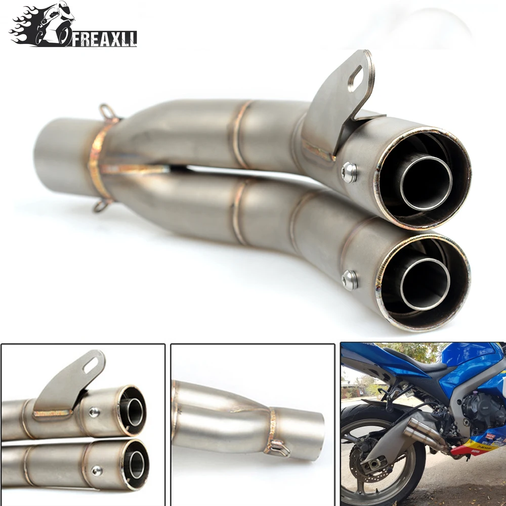double exhaust motorcycle