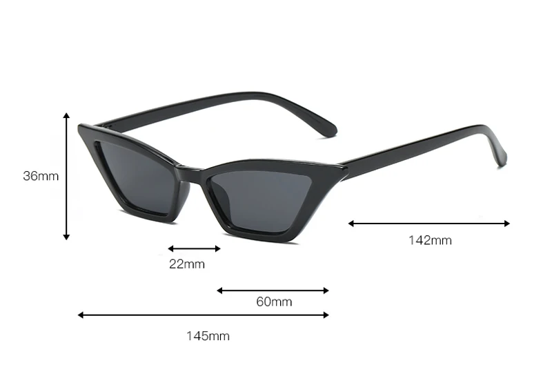 small cat eye sunglasses 900060 details (1)