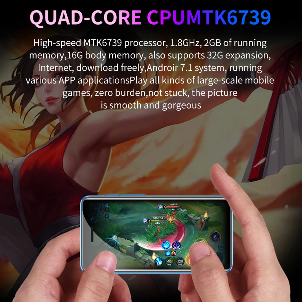 Satrend S11 4G LTE смартфон MTK6739 Android 7 1 четырехъядерный 3 22 дюймов 2 Гб 16 карманный мини