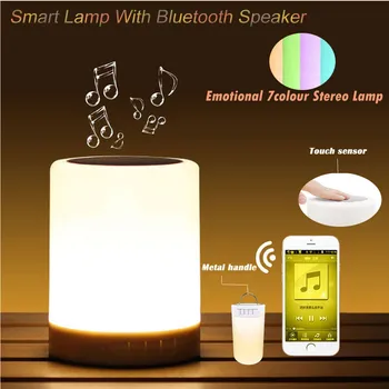 

Portable Smart Lamp Wireless Smart Control Color Changing Bluetooth Speakers 2019 High Quality Z529