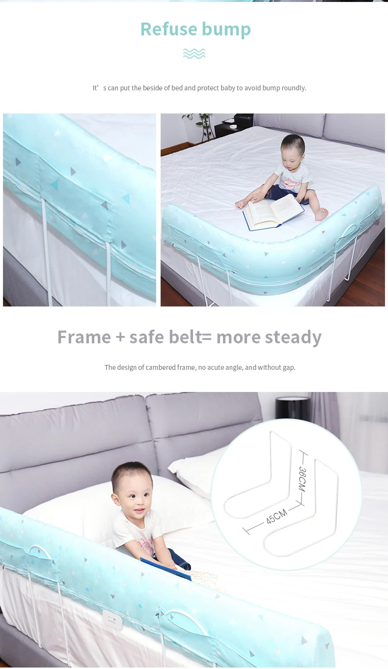 Ограждение детской кроватки детские защитные Multi-function guardrail Kid Rails Safety Sleeping Shatter-resistant 1,5-1,8-2 м кровать