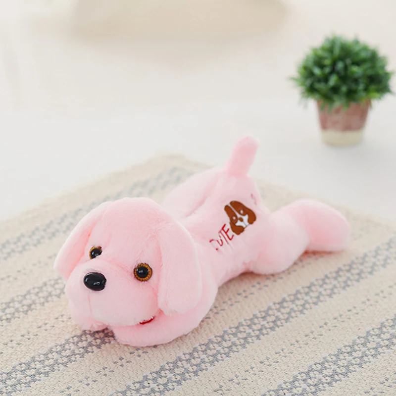 Из мультфильма «Холодное сердце», 1 шт., плюшевая собака игрушка кукла с красочными светодиодный свет светящийся собак с вышивкой детские игрушки для девочки; дети подарок на день рождения 35 см