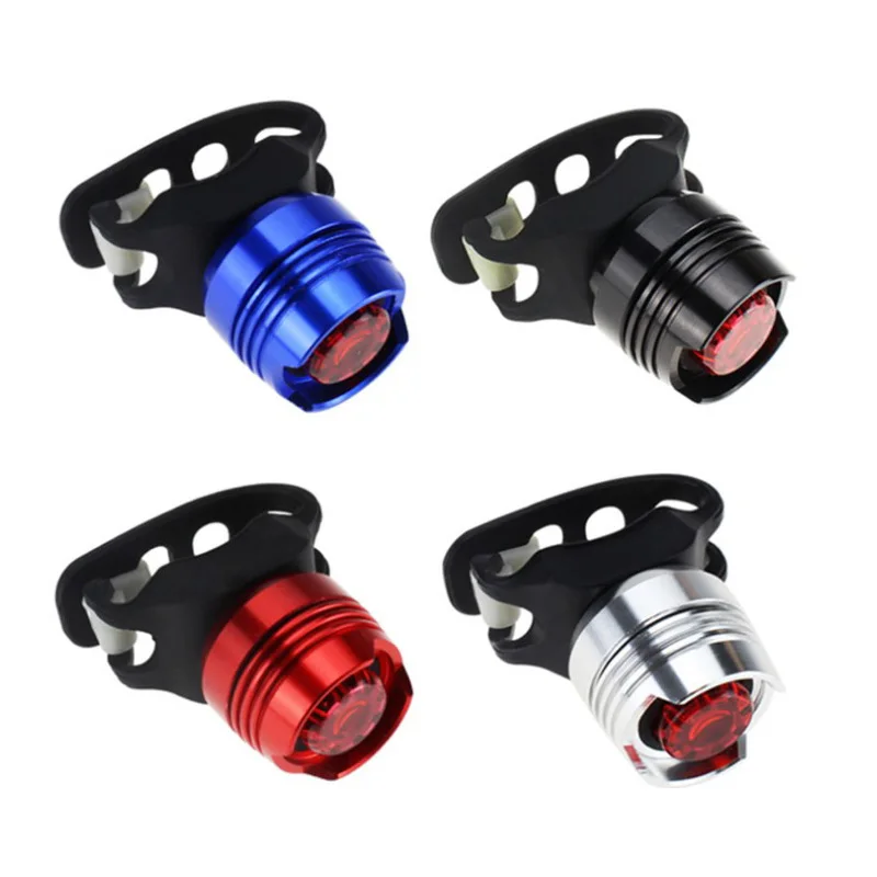 

1Pcs 2 Battery Bike LED Waterproof Bicycle Cycling Front Tail Red White Flash Light Safety Warning Cycling Lamp Caution Light
