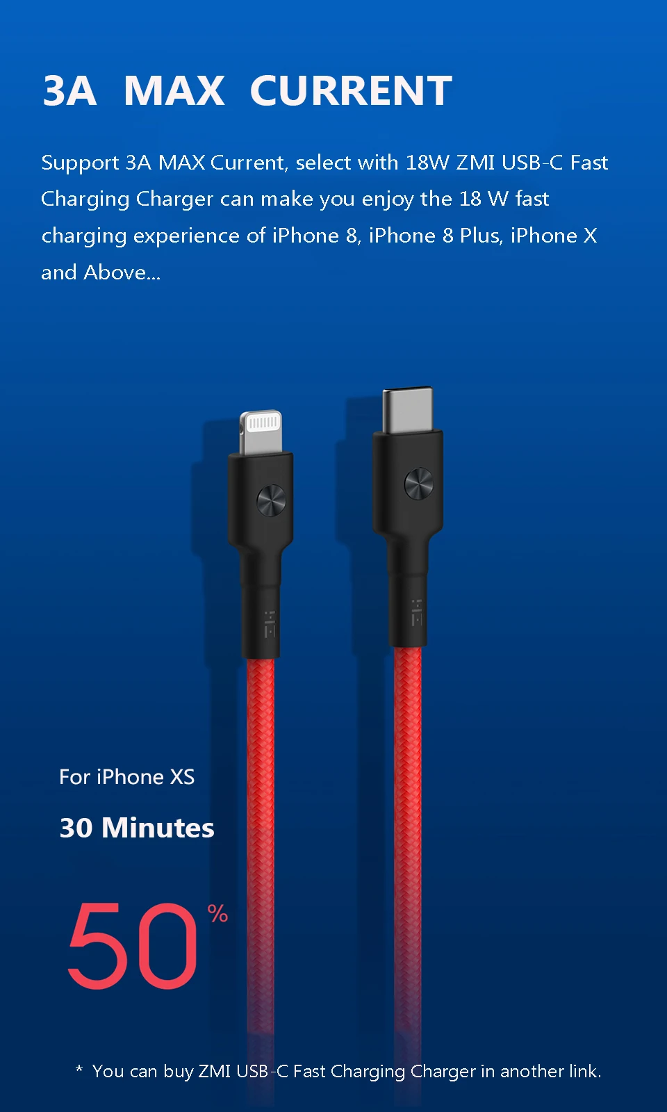 ZMI MFI Сертифицированный usb type c для lightning Кабель для iPhone 11 pro xs max xr 8 7 6 plus ipad зарядное устройство PD Быстрая зарядка короткий 0,3 м