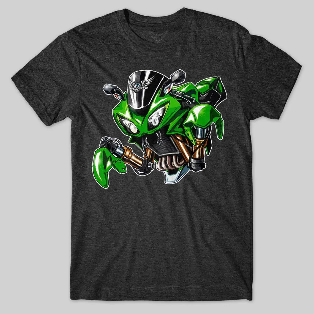 

2019 New Men shirt Japanese Classic Motorcycle Motorrad ZX10r Tee T-Shirt NINJA ZX 6 R ZX 10 R ZX10R ZX-10R Design Tee Shirt