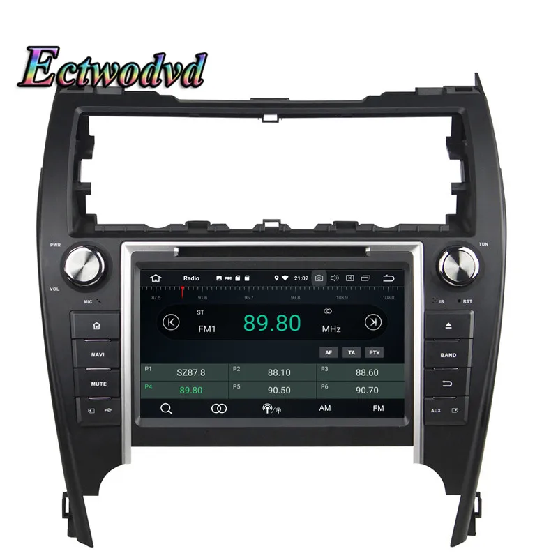 Discount Ectwodvd Octa Core 4G RAM 64G ROM Android 9.0 Car Multimedia DVD Player GPS HeadUnit For Toyota Camry 2012 US 6