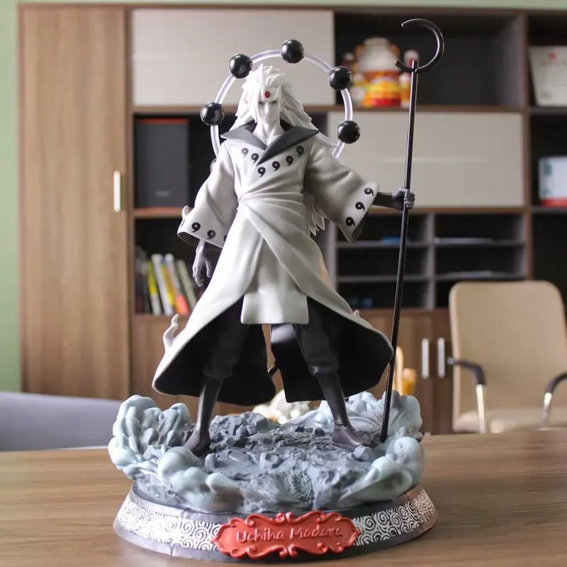 

38 CM Statue NARUTO Uchiha Madara Rikudousennin Modo Full-Length Portrait PVC Action Figure Collectible Model Toy BOX Q52
