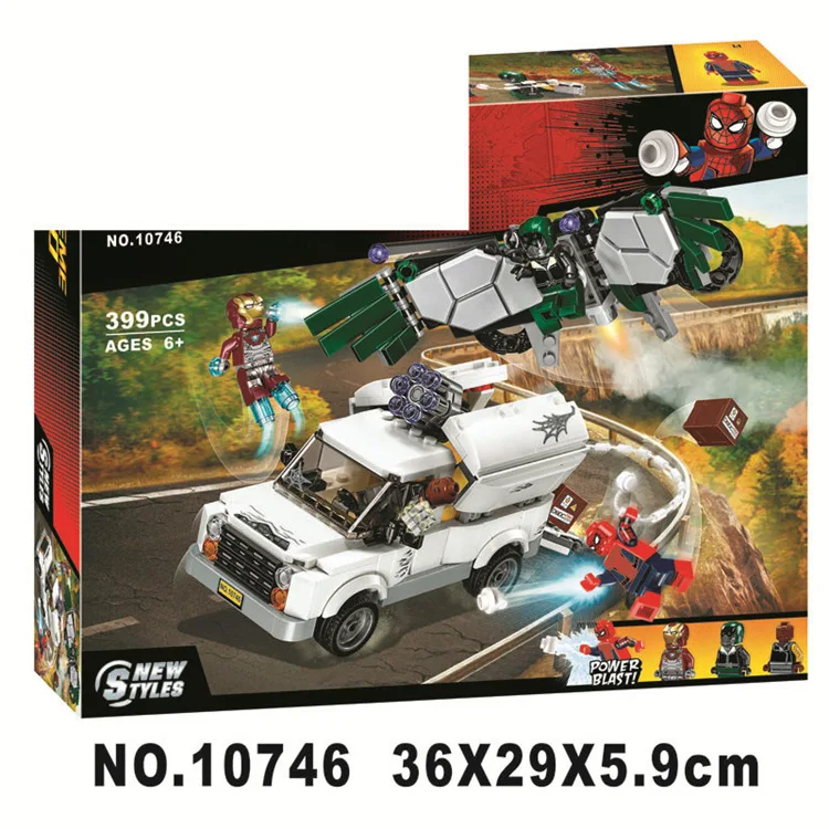 

SpiderMan Super Heroes Beware The Vulture Building Kit Compatible With Legoings 76083