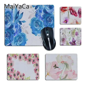 

MaiYaCa Simple Design Floral watercolor desktop Rubber Mouse Durable Desktop Mousepad office accessory and gaming mouse pad