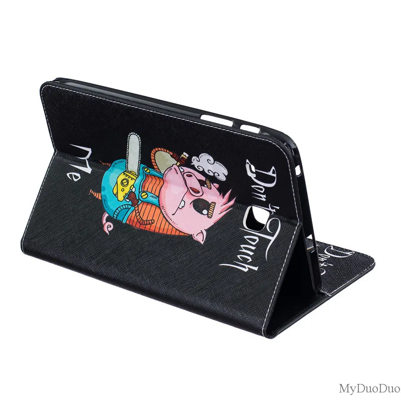 For  Samsung Galaxy Tab E 8.0 SM-T377 T375 T377V  Tablet Case Cover Boy Girls  Cartoon Bear  Butterfly Wallet PU Leather Case  (21)