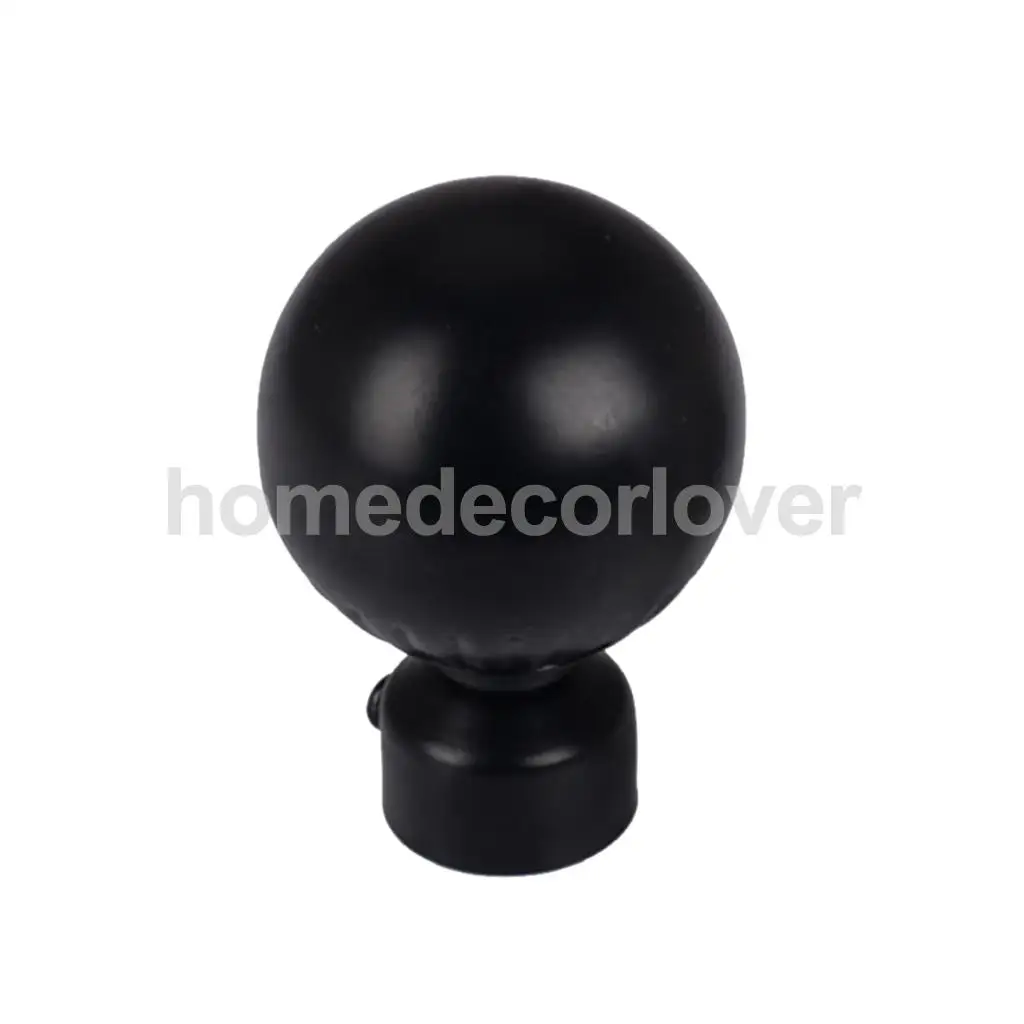 1 Piece Retro Curtain Pole Rod Finials Ends Heads 28mm