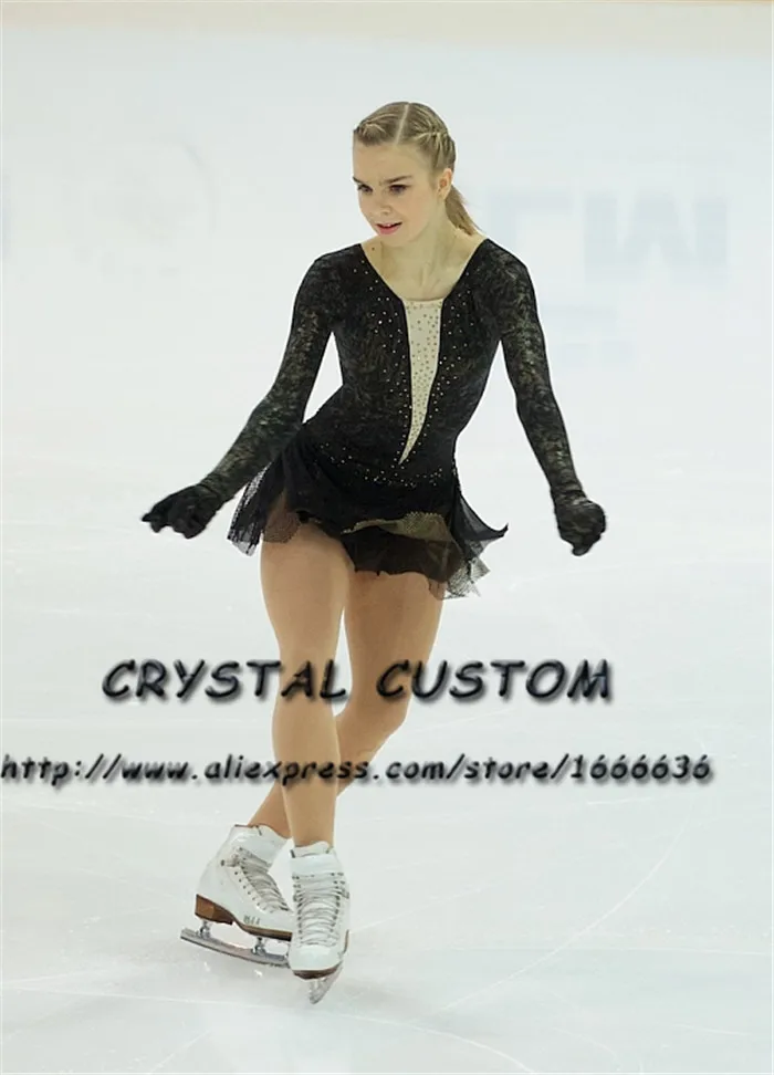 

Custom Figure Skating Dresses Graceful New Brand Girls Ice Skating Dresses For Competition DR4293