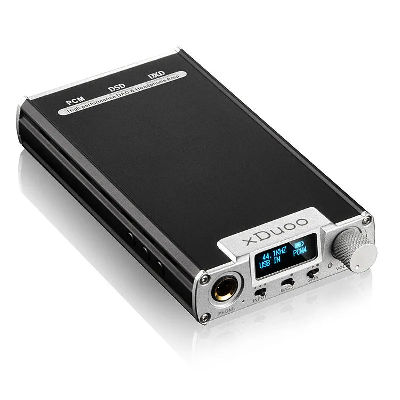 

DAC XDuoo XD-05 Portable Audio Headphone Amplifier AMP Support Native DSD64/128 Decoder USB 32bit/384khz with HD OLED Display