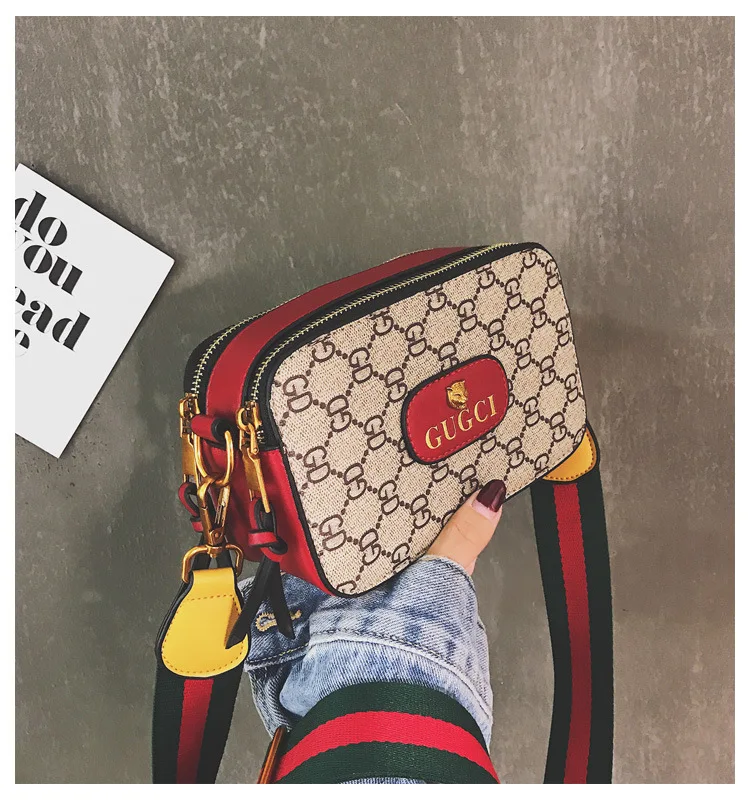 

New Fashion Old Flower Shoulder Messenger Bag Luxury Female Bag Designer High Quality Simple 2019 Summer Woman Bag