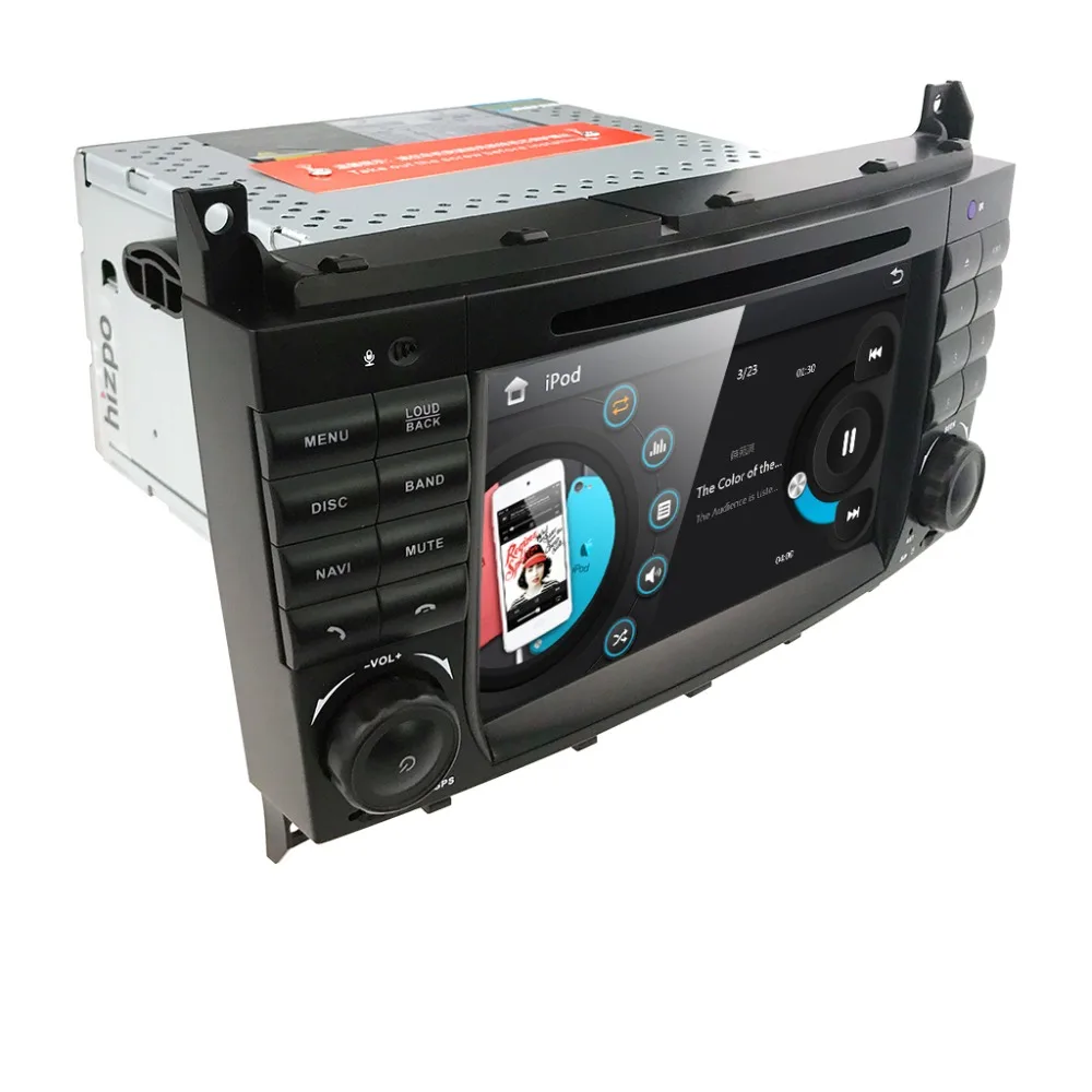 Clearance 7"Car DVD player for Mercedes Benz C-Class W203 2004-2007 CLC W203 2008-2010 CLK W209 2005-2011 GPS Bluetooth Radio Stereo audio 2