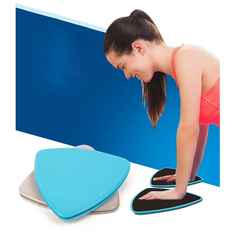 1 пара спортивные тренировки скользя слайда дисков Фитнес планеры тренажерный зал Slider Упражнение core обучение для похудения брюшной оборудования
