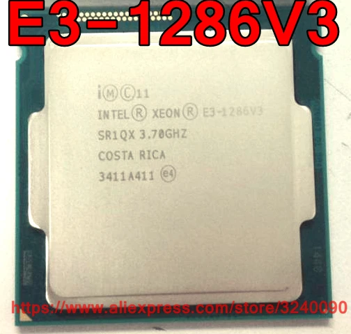 Процессор Intel CPU Xeon E3-1286V3 3,70 ГГц 8 м 84 Вт четырехъядерный процессор E3 1286V3 LGA1150 E3 1286 V3 E3-1286 V3