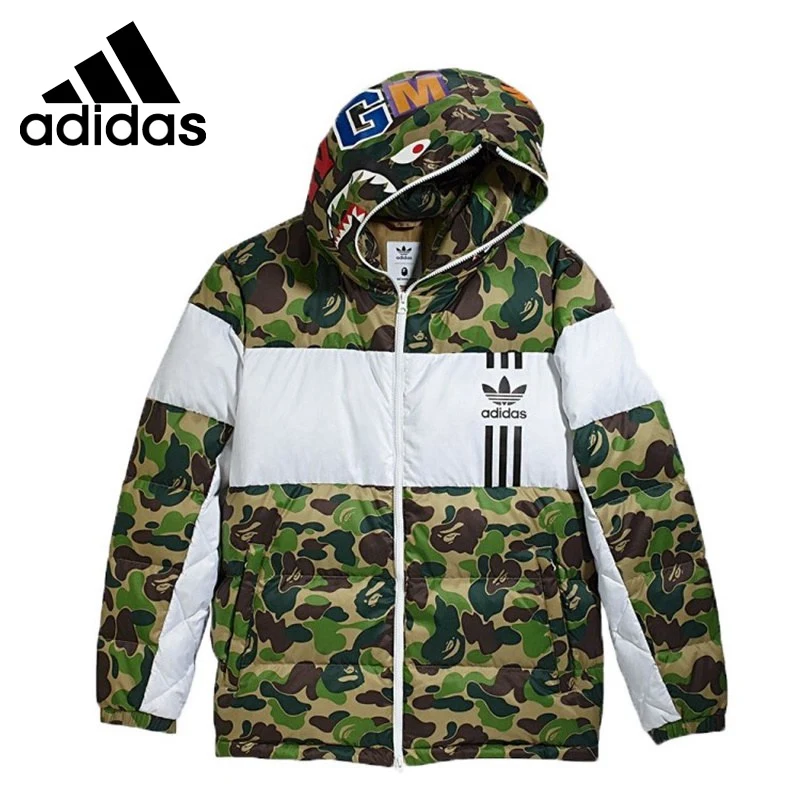 

Original New Arrival 2018 Adidas Originals JKT BAPE Men's Down coat Hiking Down Sportswear