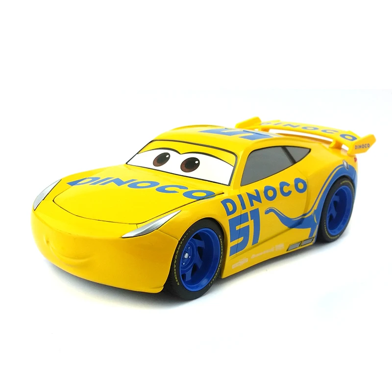 Disney Pixar Cars 3 Large No.95 Lightning McQueen Cruz Ramirez Jackson Storm Metal Diecast Toy Car 1:24 свободная брендовая