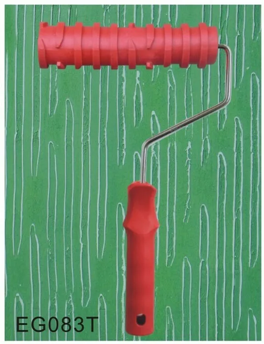 

DIY 7" 3D rubber wall painting roller, home decoration art printmaking roller high quality free shipping EG083T