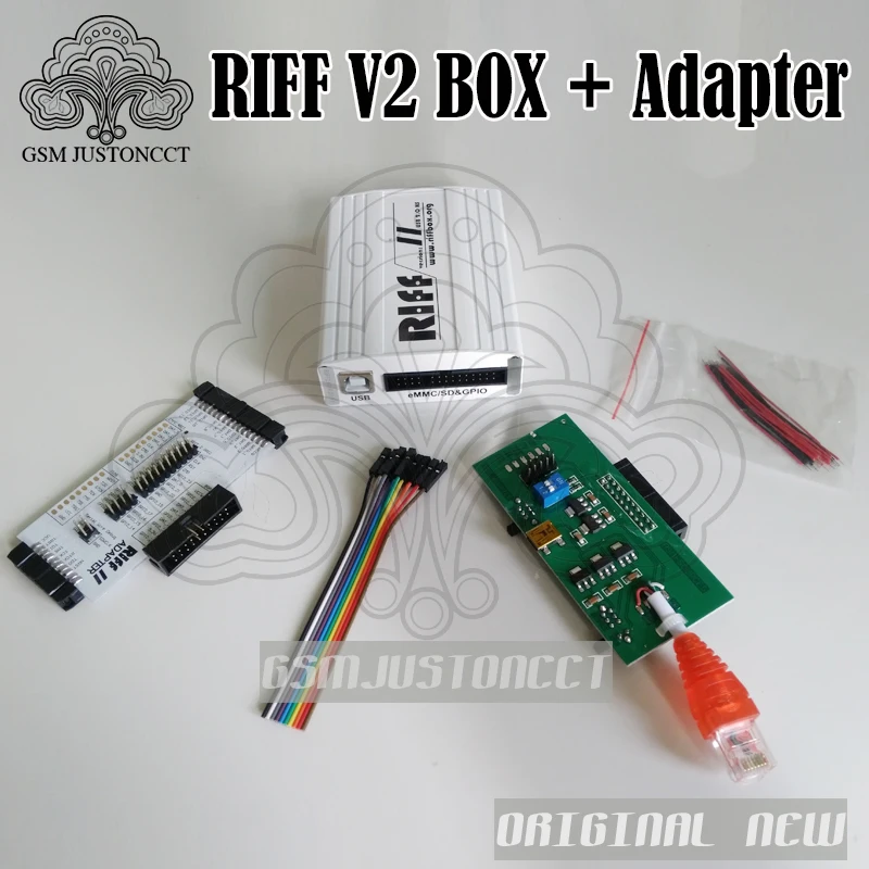 riff box 2 and adapter -gsmjustoncct -2
