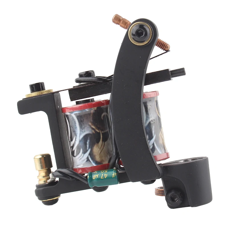 

Coil Guns For Lining Shading 10 Wraps Iron Handmade Tattoo Machine Supply