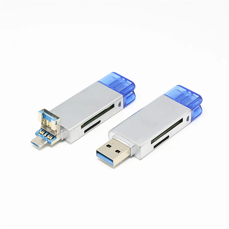 USB 3,0+ type-C+ Micro USB кард-ридер SD TF карта OTG адаптер мобильный телефон USB C кард-ридер для телефона компьютер