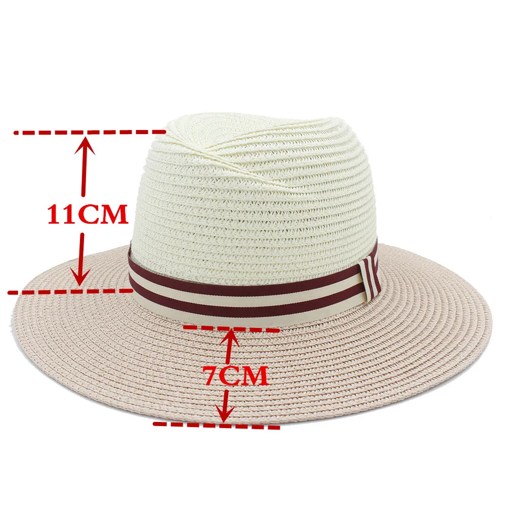 Шляпа Toquilla соломенная с широкими полями для мужчин и женщин Модная элегантная - Фото №1