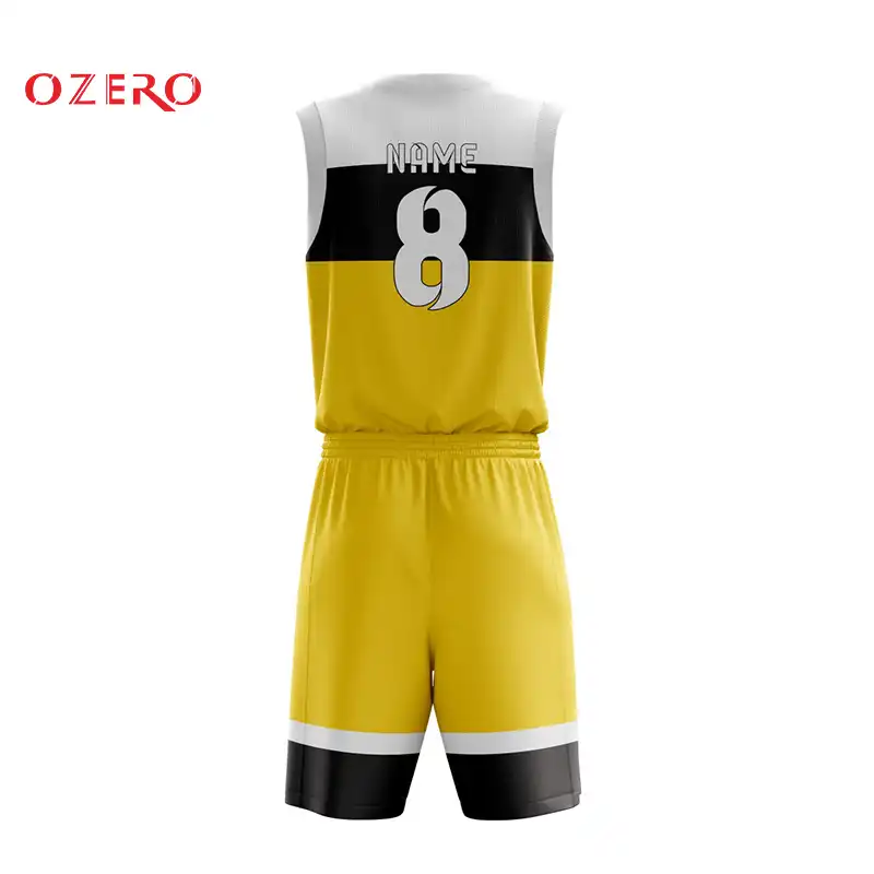 yellow basketball jersey