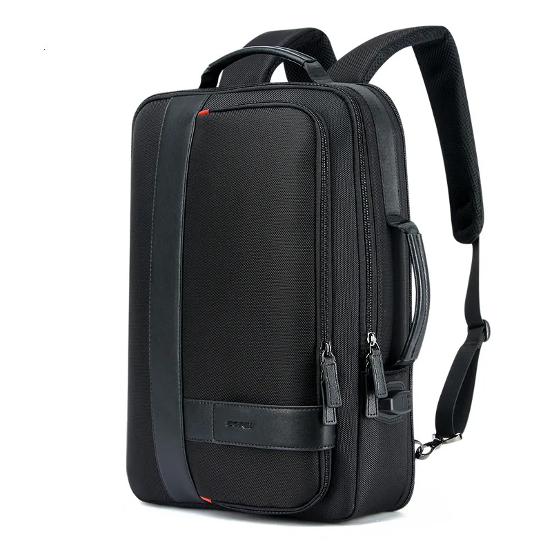 

JIULIN Business Men's Backpack Black USB Charging Anti Theft Laptop Backpack 15.6 Inch Male Large Capacity College School Bags