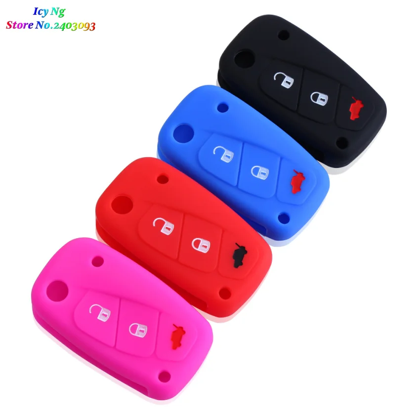 

1pc 3 buttons Silicone car key case cover for FIAT /Panda /Stilo /Punto /Doblo /Grande /Bravo 500 Ducato /Minibus