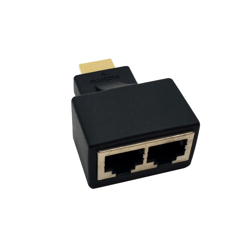 Danspeed 1080 p HD 3D HDMI удлинитель для RJ45 более CAT5/CAT6 Lan Ethernet повторитель адаптера до 30