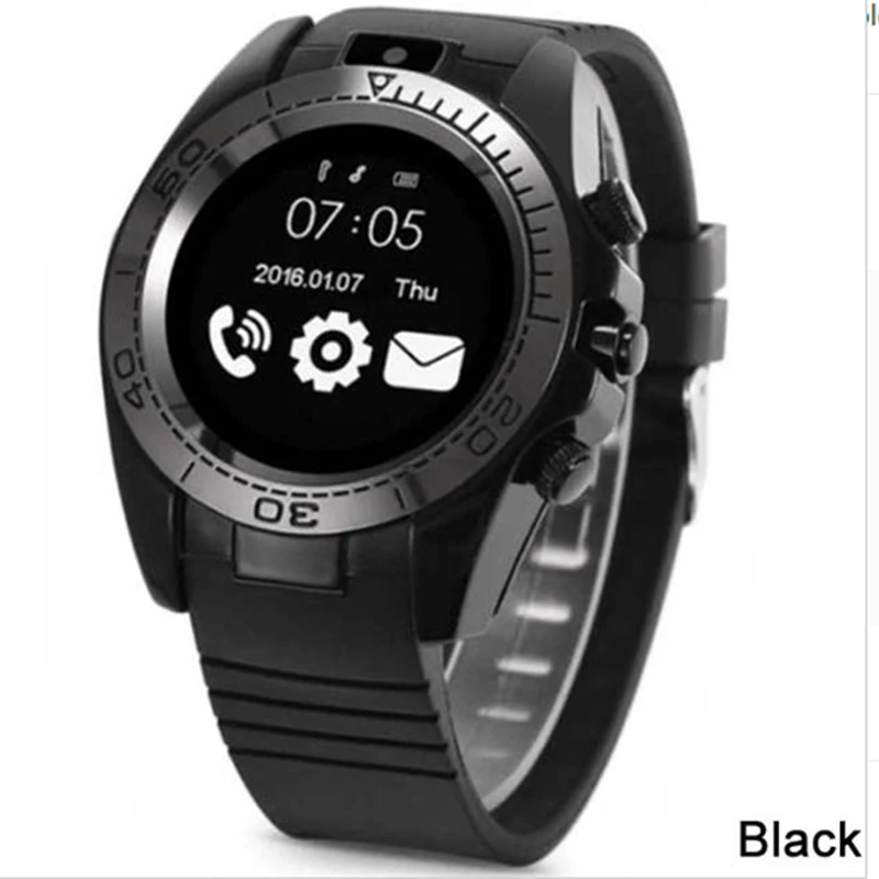 

SW007 Bluetooth Smart Watch Sport Men Smartwatch Android IOS Clock phone Camera wearable devices With 2G Sim TF card Clock phone