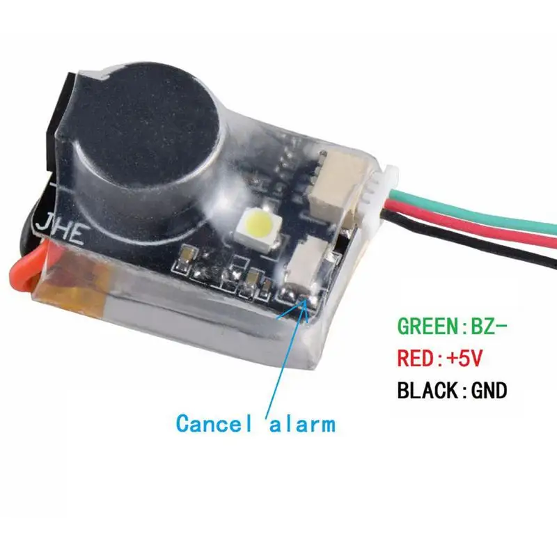 

7.4G JHE42B 5V 110dB Unmanned Aerial Vehicle Unmanned Aircraft Finder BB Buzzer Tracker With BF / CF Flight Control FPV Drone