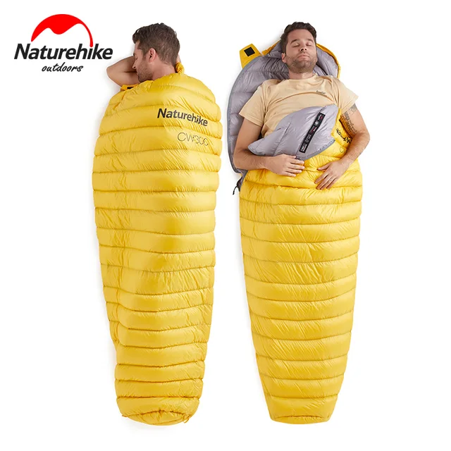 Naturehike Outdoor Goose Down Mummy Sleeping Bag Camping Hiking Climbing Ultralight Down Sleeping Gear Bed NH18S300-D 3