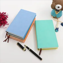 A6 серия Бизнес простой портативный ноутбук из искусственной кожи цветной блокнот канцелярский подарок для студента