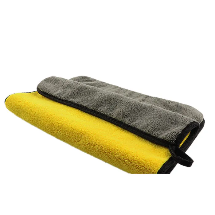 1pc Car Care Polishing Wash Towels Plush Microfiber Washing Drying Towel Strong Thick Plush Polyester Fiber Car Cleaning Cloth