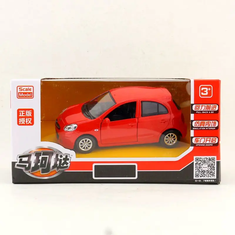 1 шт. 1:28 12 см deliacy RMZ City Nissan Micra Автомобильная игрушка/машинка Весы Модель автомобиля мальчик игрушка подарок