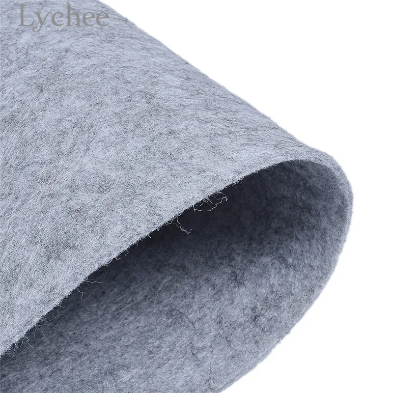 Lychee 45x90cm Wool Felt Fabric for Bag Solid Color Non woven Felt DIY