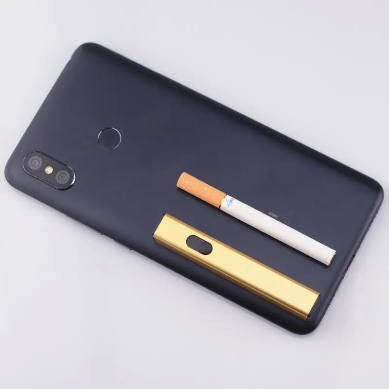 Мини USB Зажигалка тонкая дуговая плазменная Ветрозащитная электронная