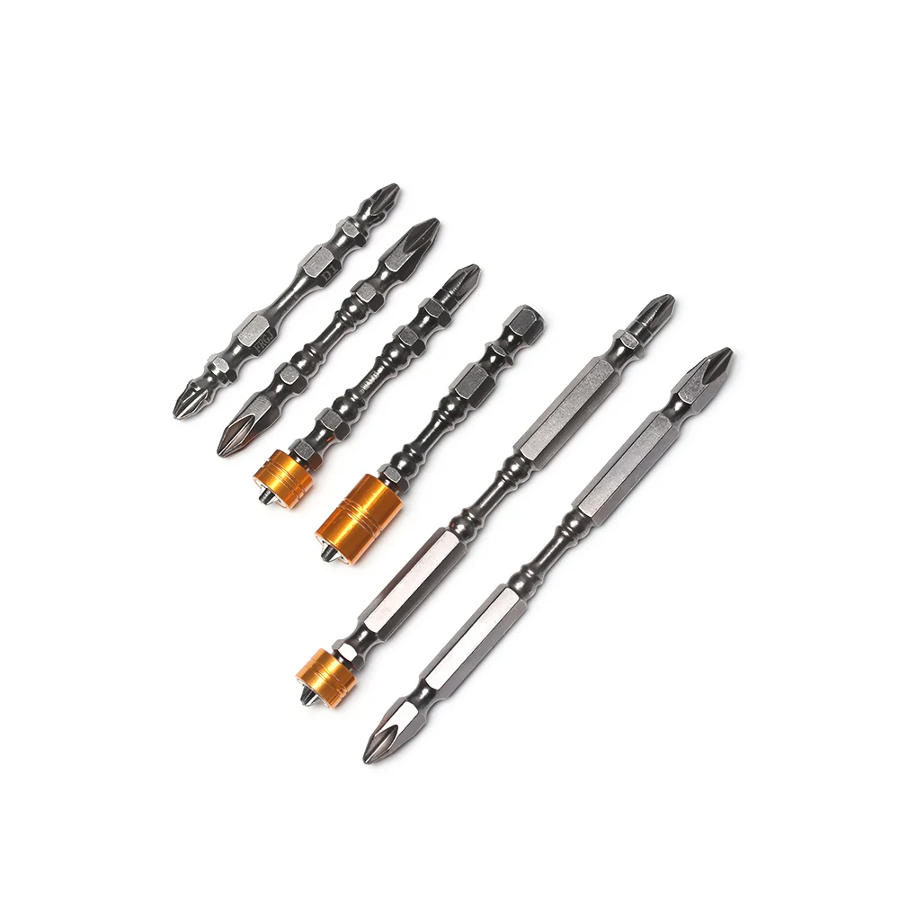

1Pc New PH2 1/4" Hardness Magnetic 65MM 110MM Cross Head Screwdriver Bit Double Head Electric Screwdriver Set Phillips Screw