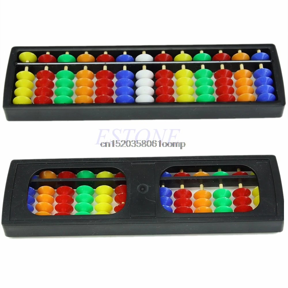 

Portable Arithmetic Soroban Colorful Beads Mathematics Calculate Chinese Abacus #K4UE# Drop Ship